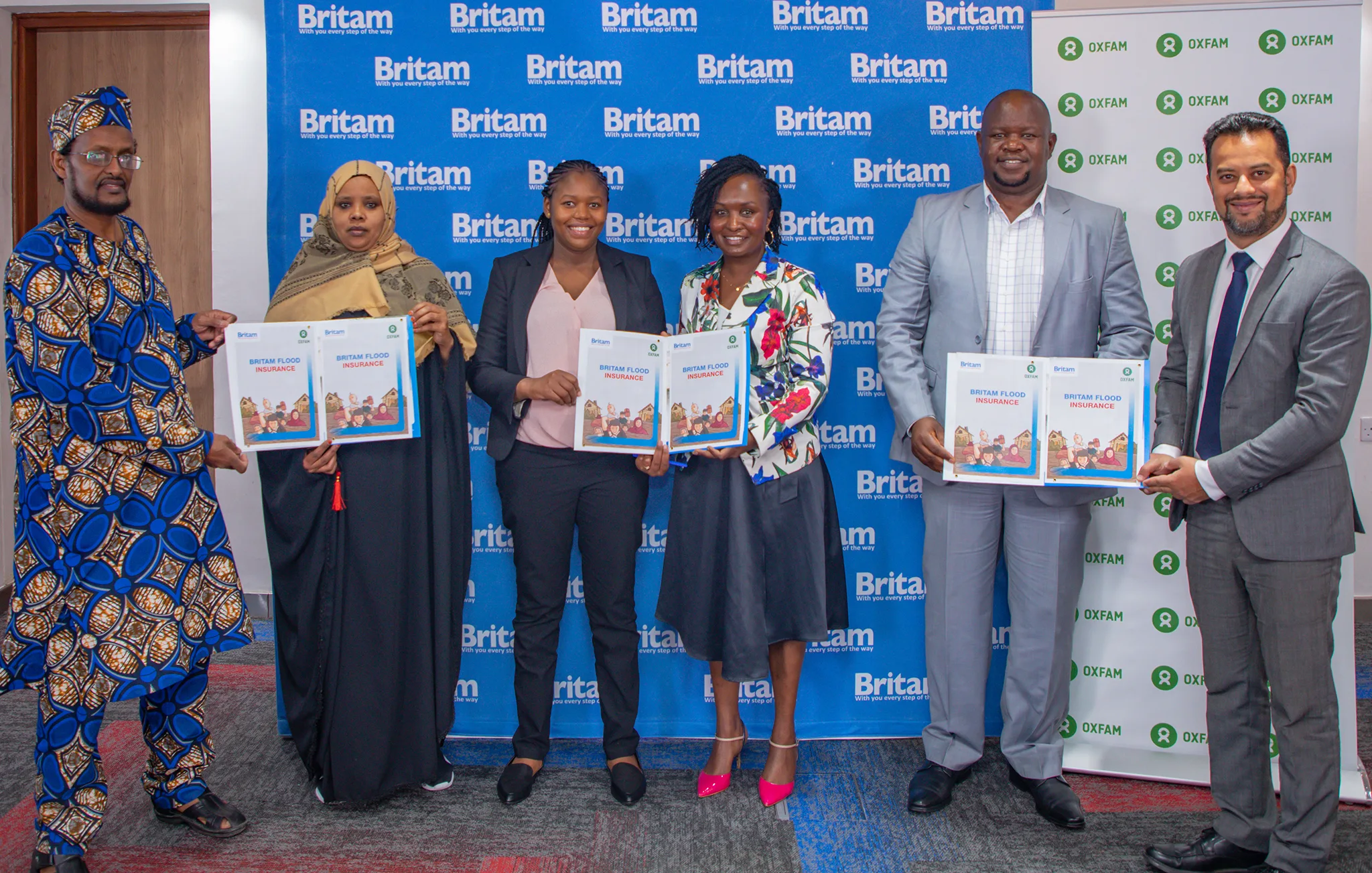 Britam Partners with Swiss Re & Oxfam To Launch Index-Based Flood Insurance Solution.