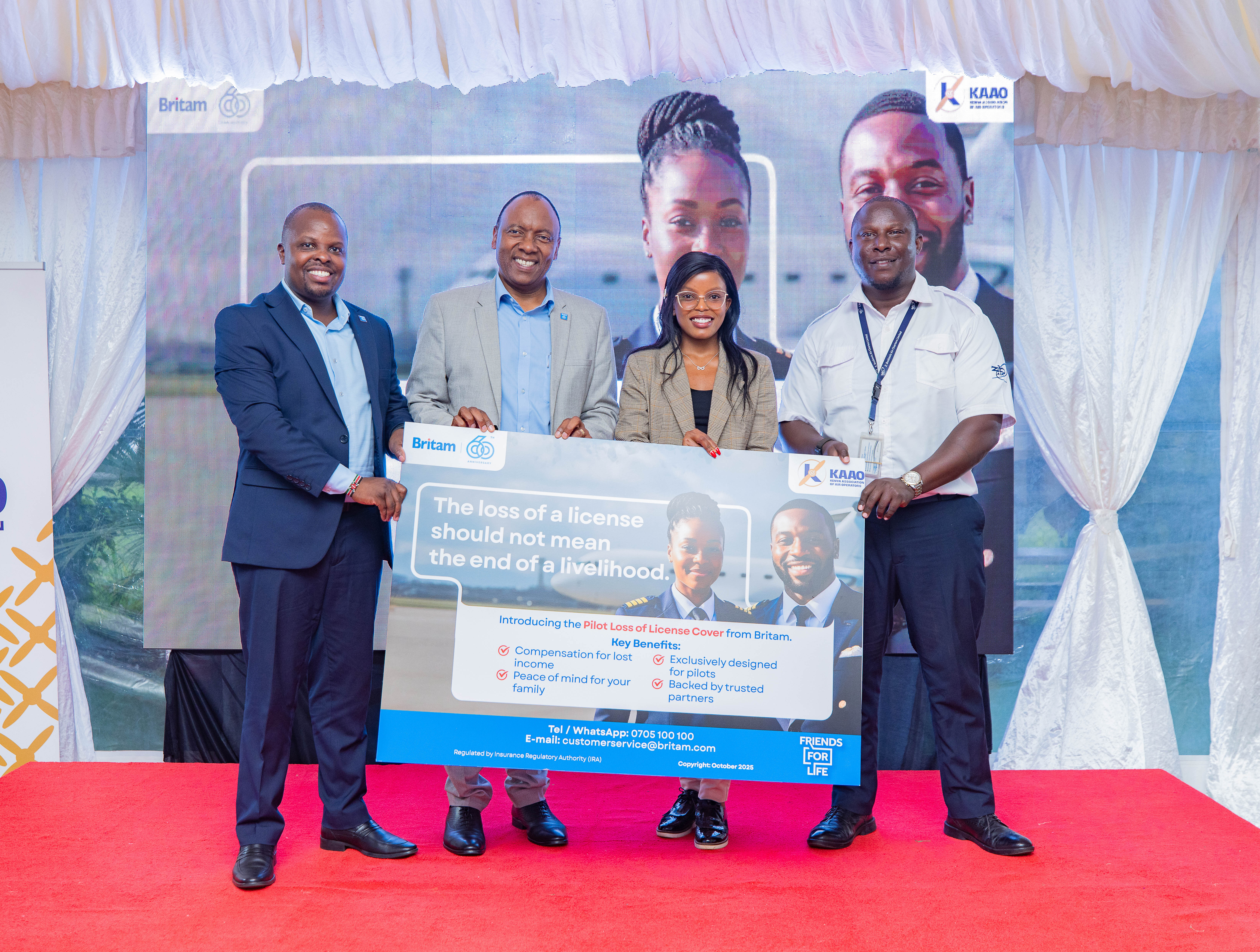 Britam Unveils Pilot Loss of Licence Cover to Protect Aviators’ Livelihoods